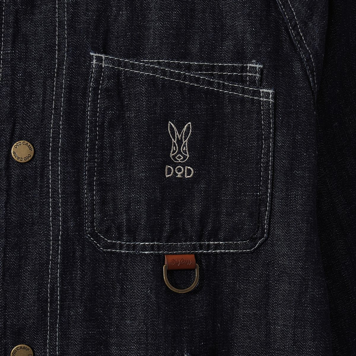 디오디(DOD) 남성) 린넨 데님자켓 (DARK INDIGO)