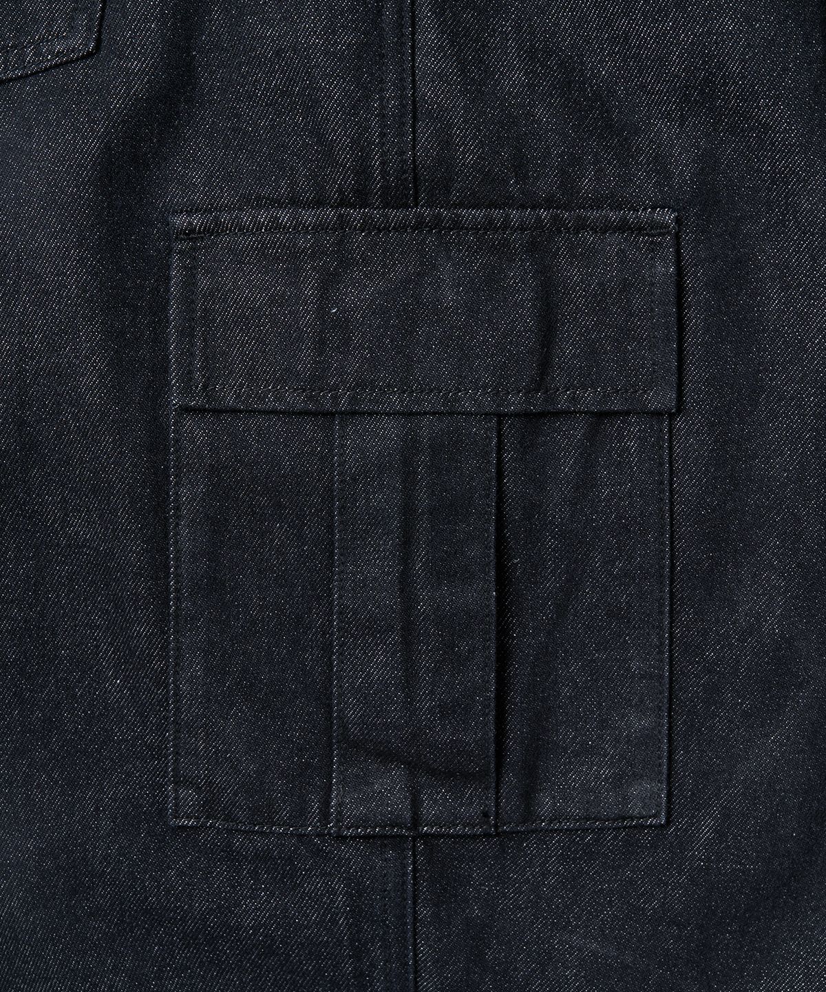 엑스컨테이너(EXCONTAINER) 로우 벌룬 카고 데님 팬츠 (INDIGO)