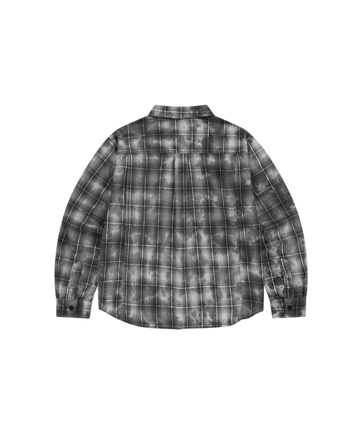 마하그리드(MAHAGRID) OVERDYED CHECK SHIRT CHARCOAL(MG2GSMW321A)