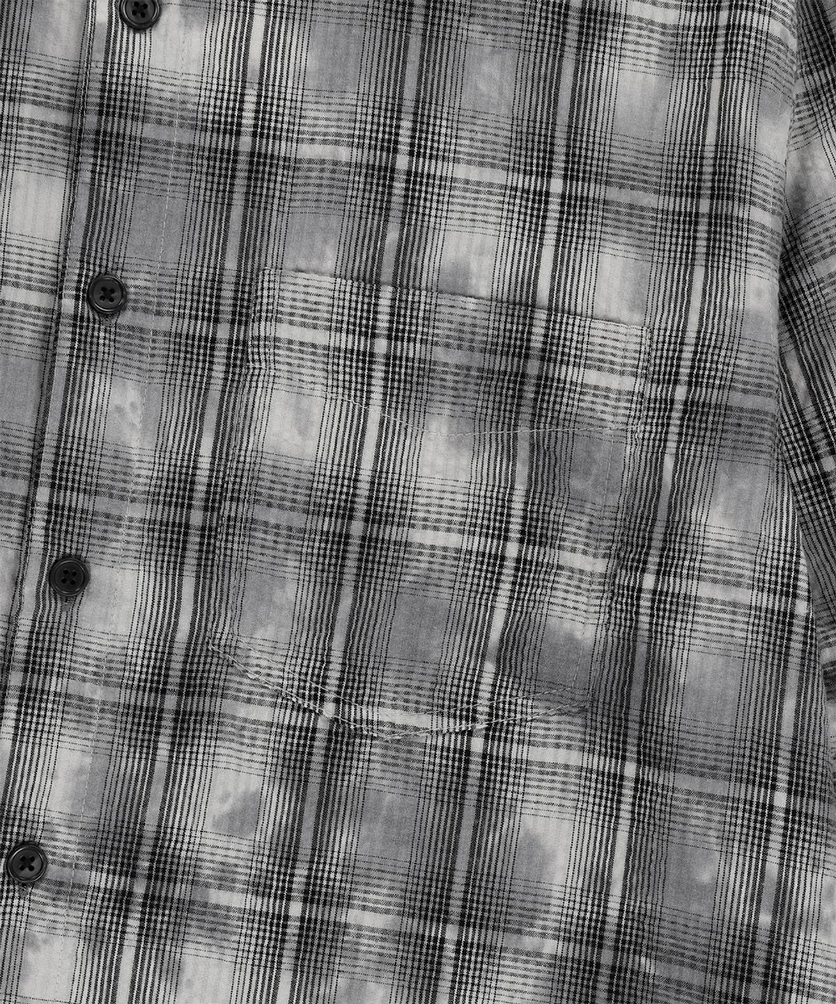 마하그리드(MAHAGRID) OVERDYED CHECK SHIRT CHARCOAL(MG2GSMW321A)