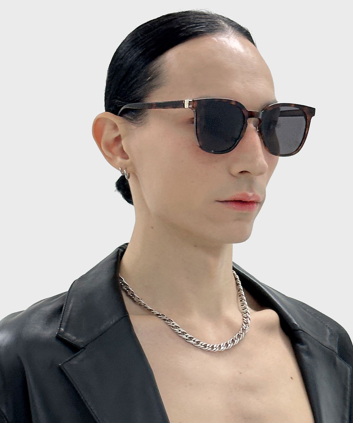 메종마스터(MAISON MASTER) JUSTIN  선글라스 레오파드 브라운(leopard brown)