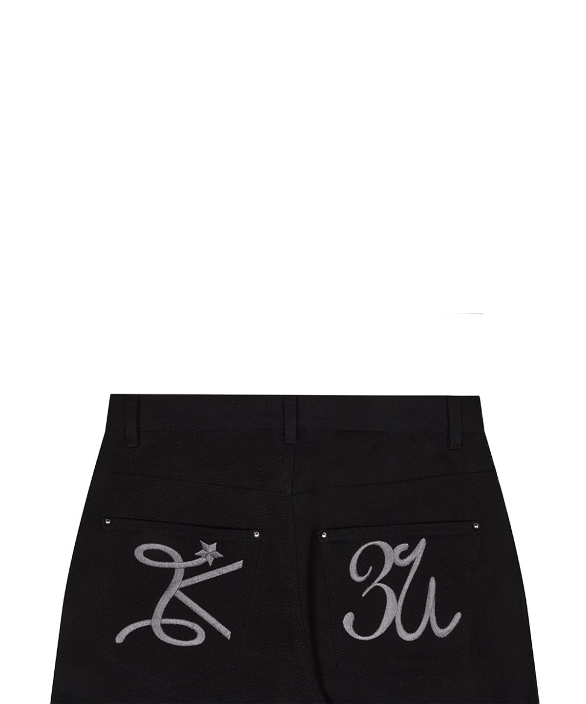 러브이즈트루(LUVISTRUE) BASIC ILOVEU WIDE PANTS(BLACK)