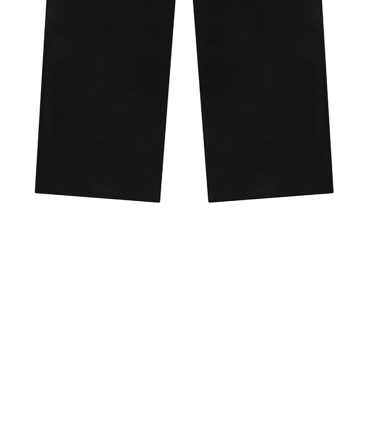 러브이즈트루(LUVISTRUE) BASIC ILOVEU WIDE PANTS(BLACK)