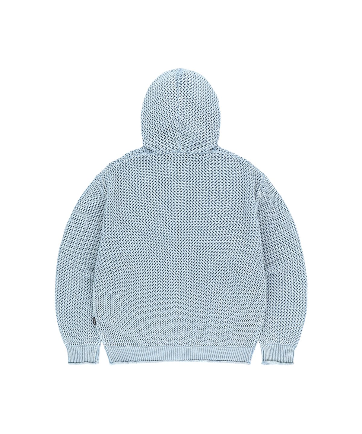 마하그리드(MAHAGRID) PIGMENT MESH ZIP UP KNIT SKY BLUE(MG2GSMK687A)