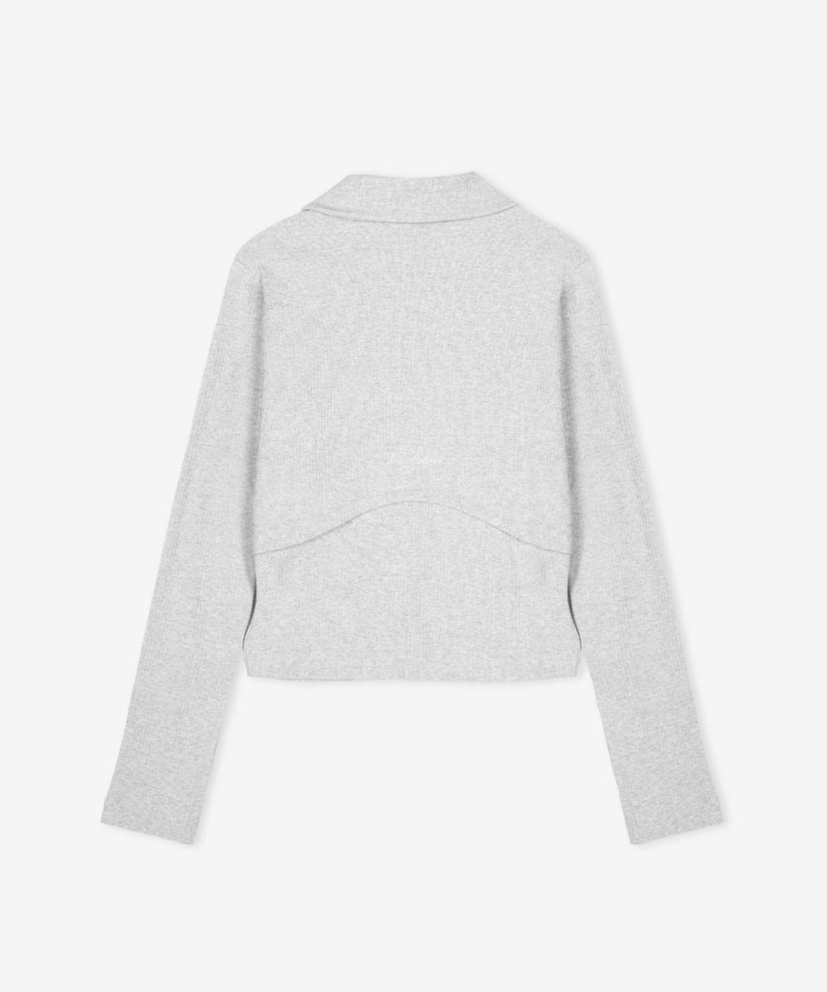 뉴발란스(NEW BALANCE) NBMDG2W312 / WOMEN 소프트프레쉬골지 카라 투웨이 집업 (GRAY)