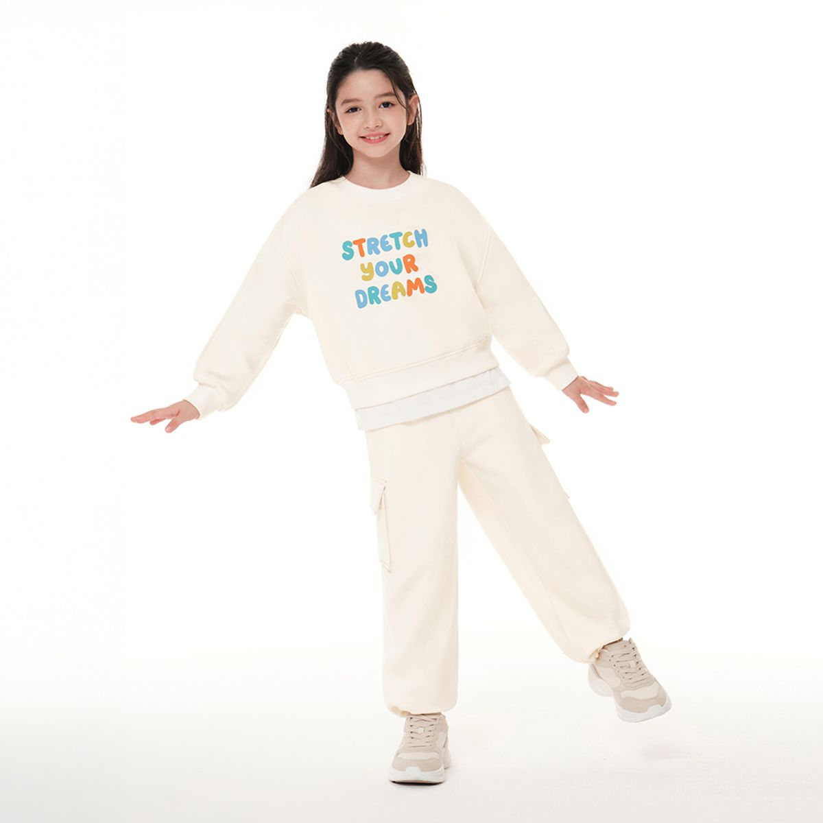 안다르 키즈(ANDAR KIDS) 키즈 마일드무스 플리스 투웨이 카고 팬츠 (여아)
