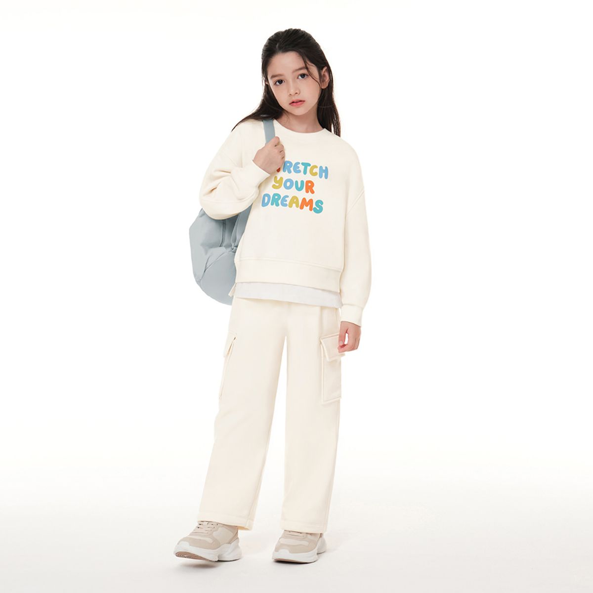 안다르 키즈(ANDAR KIDS) 키즈 마일드무스 플리스 투웨이 카고 팬츠 (여아)