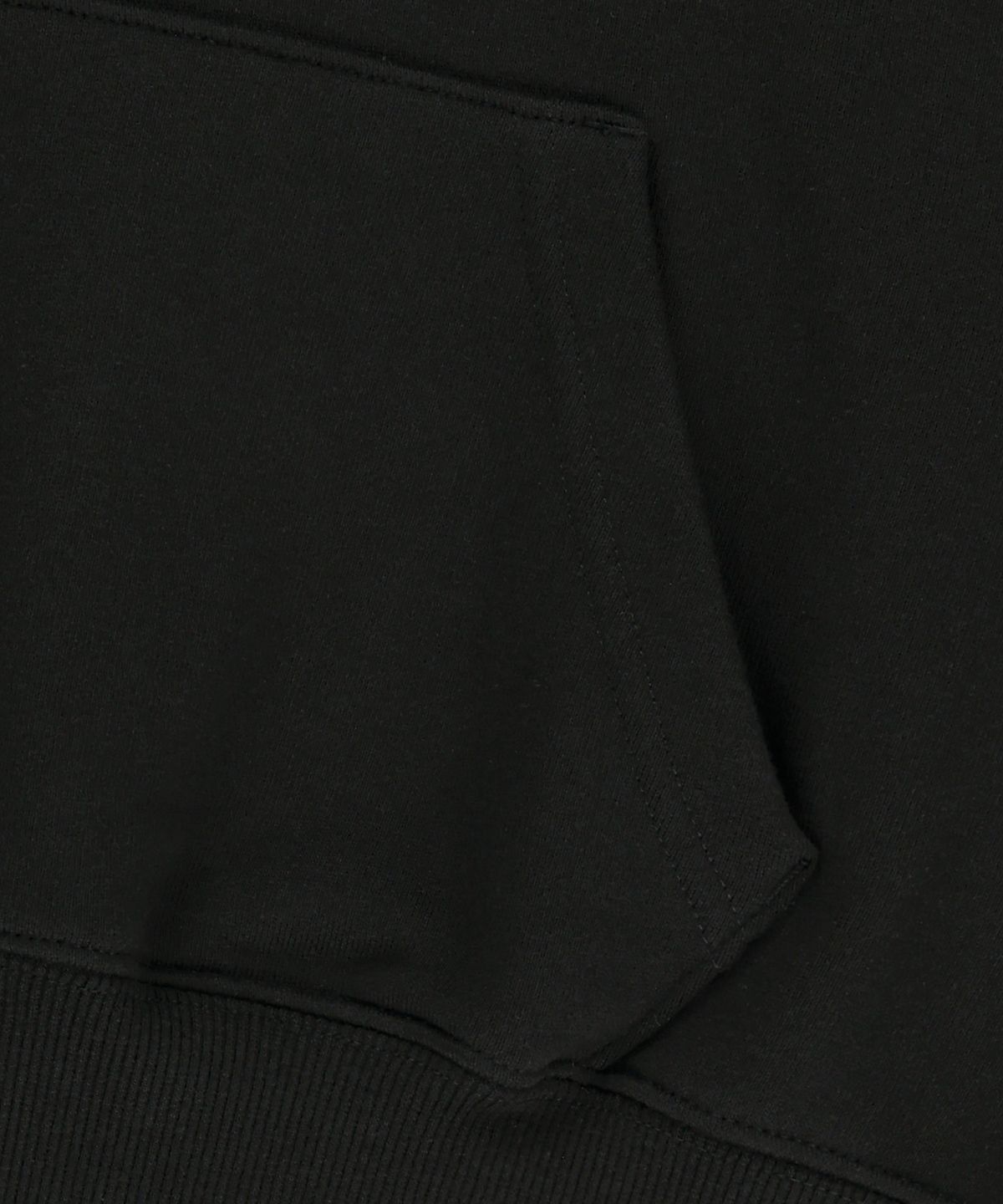 브라운브레스(BROWNBREATH) W TAG CROP HOODIE - BLACK