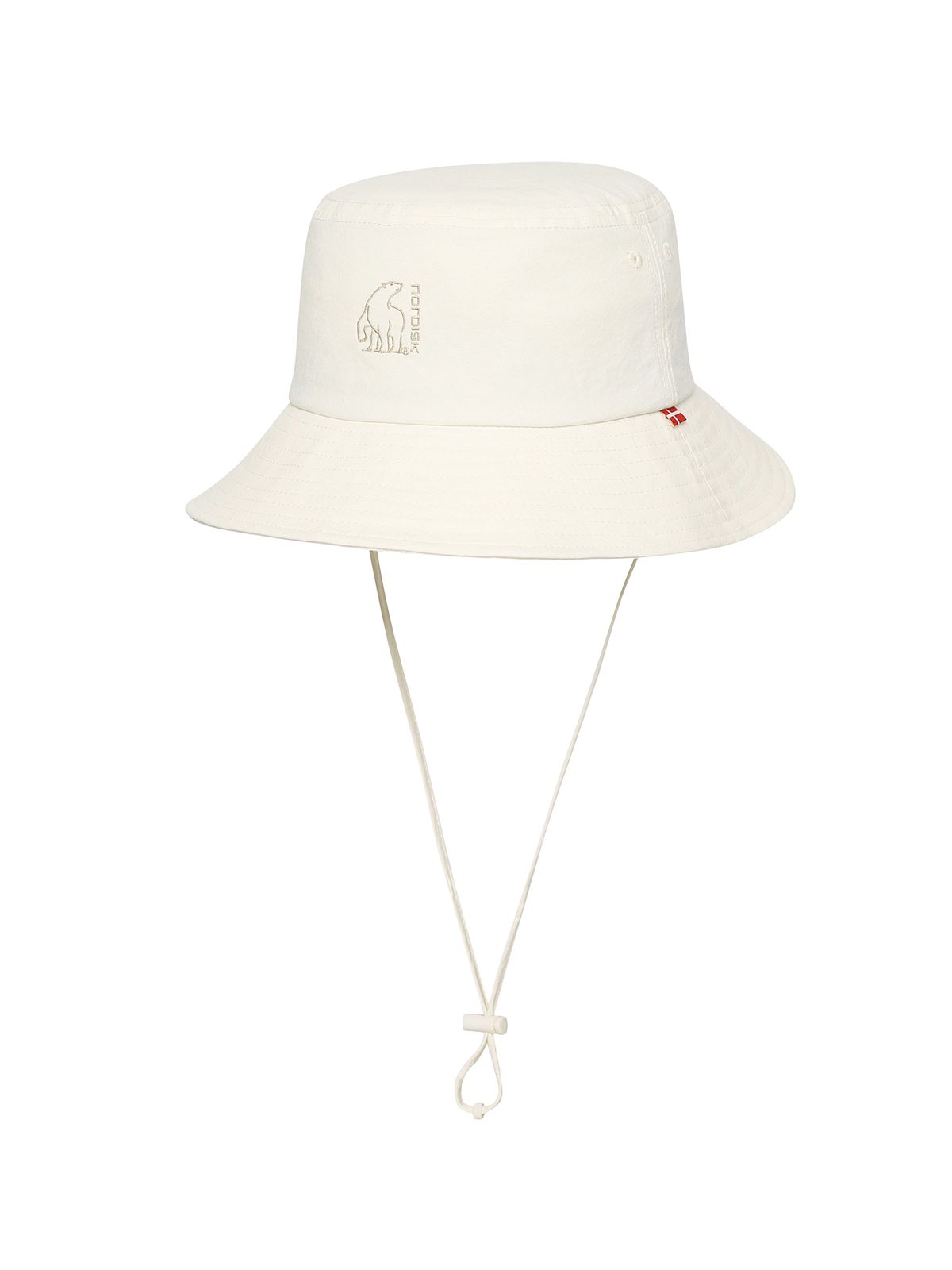 노르디스크(NORDISK) [시그니처] 폴라베어 로고 코튼 버킷햇_Off White