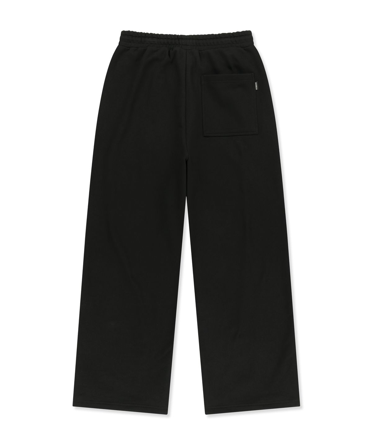 브라운브레스(BROWNBREATH) OG TAG WIDE SWEAT PANTS - BLACK