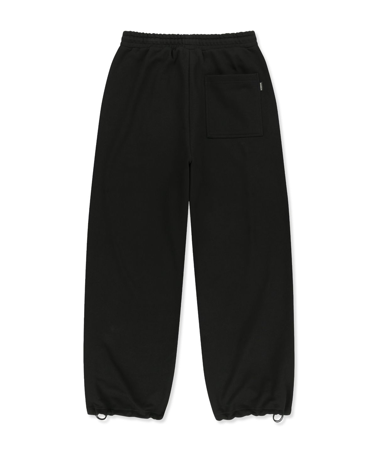 브라운브레스(BROWNBREATH) OG TAG WIDE SWEAT PANTS - BLACK