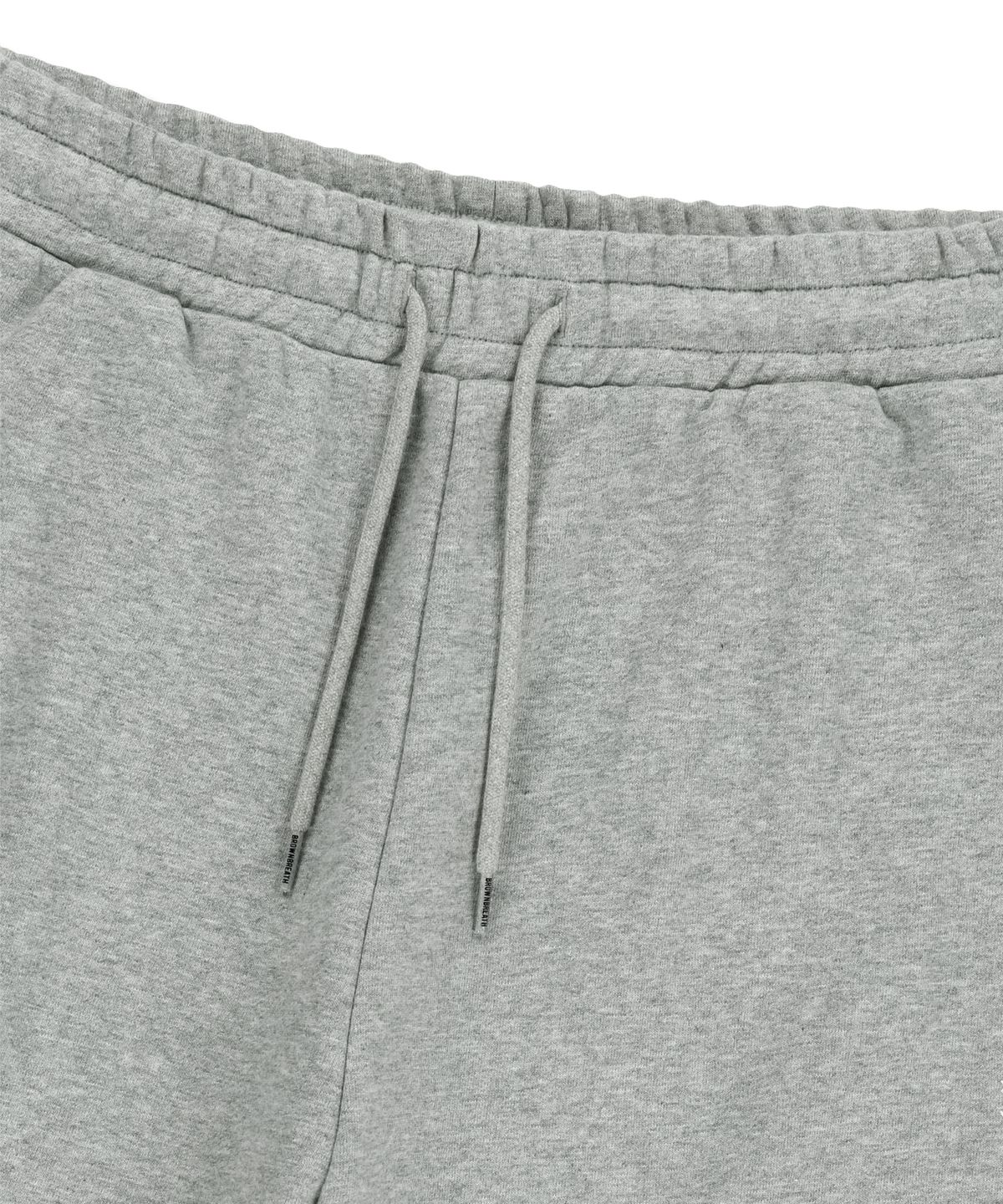 브라운브레스(BROWNBREATH) OG TAG WIDE SWEAT PANTS - MELANGE GREY