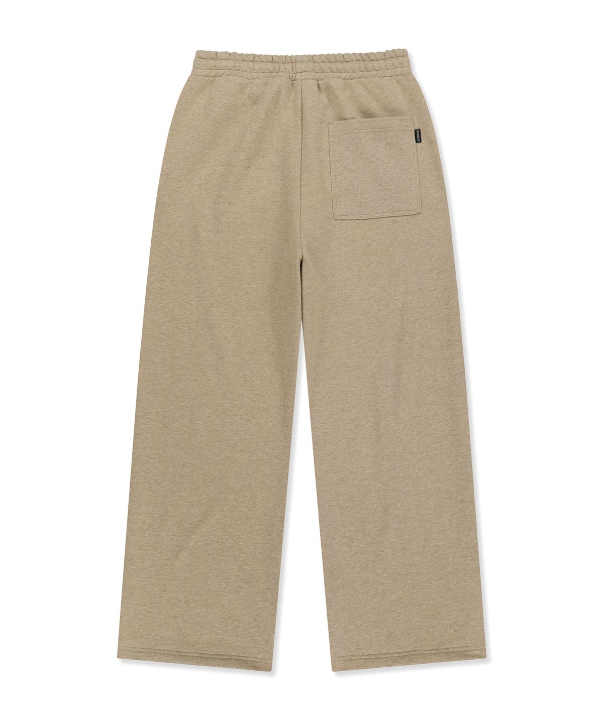 브라운브레스(BROWNBREATH) OG TAG WIDE SWEAT PANTS - MELANGE BEIGE