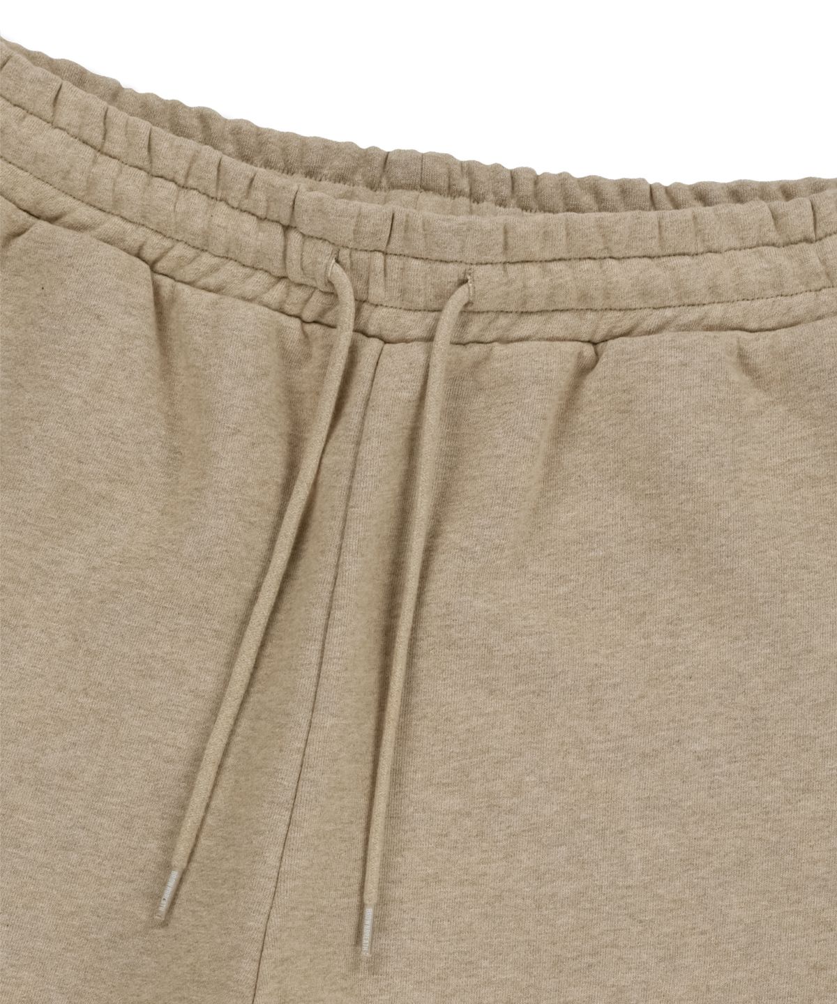 브라운브레스(BROWNBREATH) OG TAG WIDE SWEAT PANTS - MELANGE BEIGE