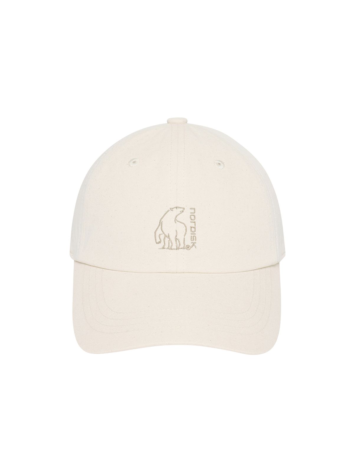 노르디스크(NORDISK) [시그니처] 폴라베어 로고 코튼 볼캡_Off White