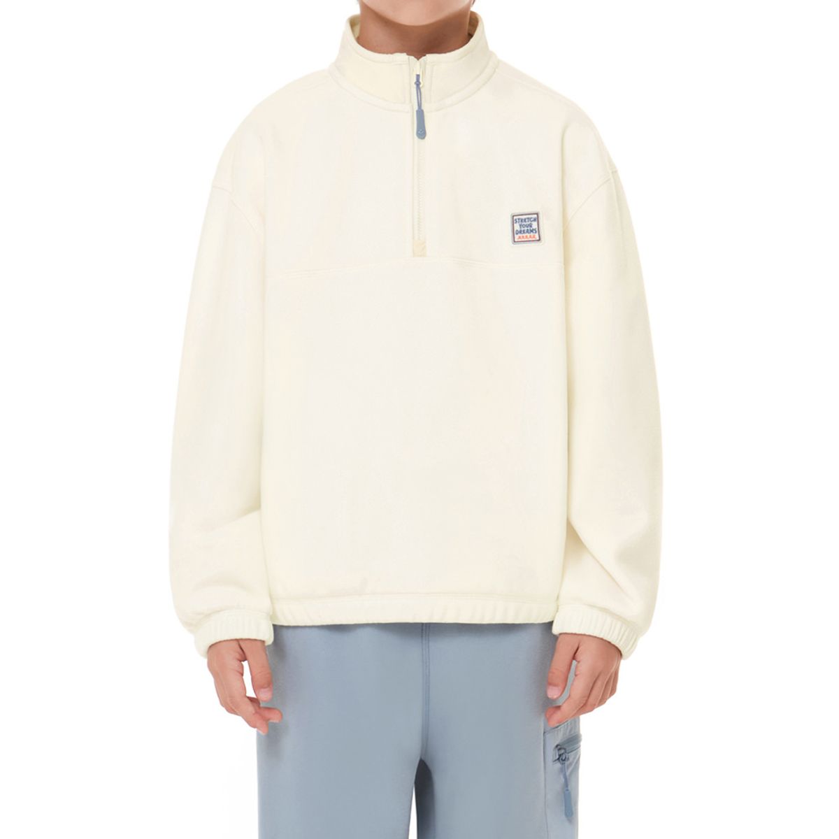 안다르 키즈(ANDAR KIDS) 키즈 소프트 플리스 반집업