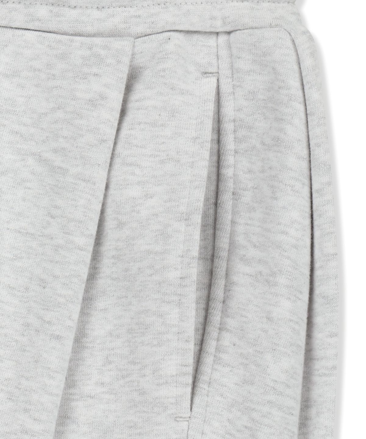 브라운브레스(BROWNBREATH) TAG TWO TUCK WIDE SWEAT PANTS - ASH
