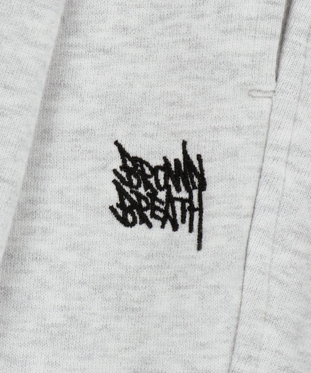 브라운브레스(BROWNBREATH) TAG TWO TUCK WIDE SWEAT PANTS - ASH