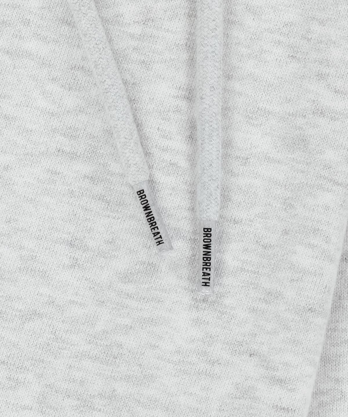 브라운브레스(BROWNBREATH) TAG TWO TUCK WIDE SWEAT PANTS - ASH
