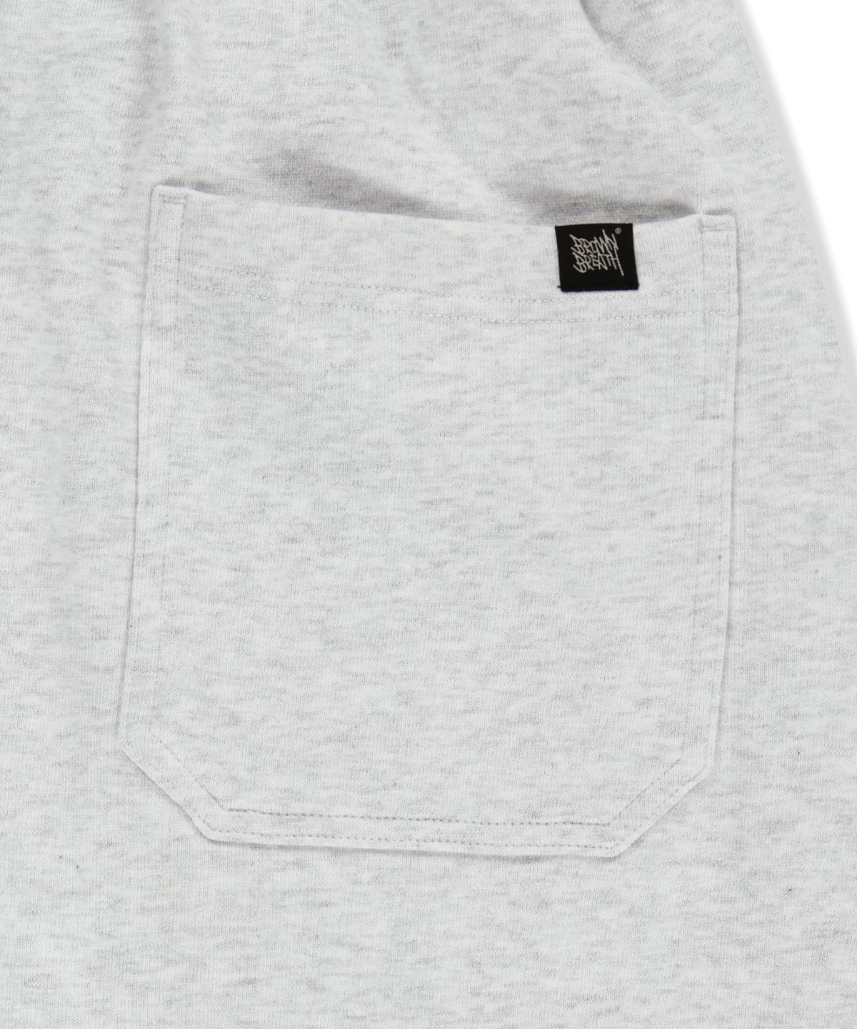 브라운브레스(BROWNBREATH) TAG TWO TUCK WIDE SWEAT PANTS - ASH