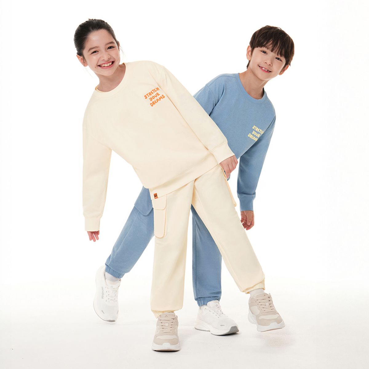 안다르 키즈(ANDAR KIDS) 키즈 에어리핏 기모 카고 조거팬츠