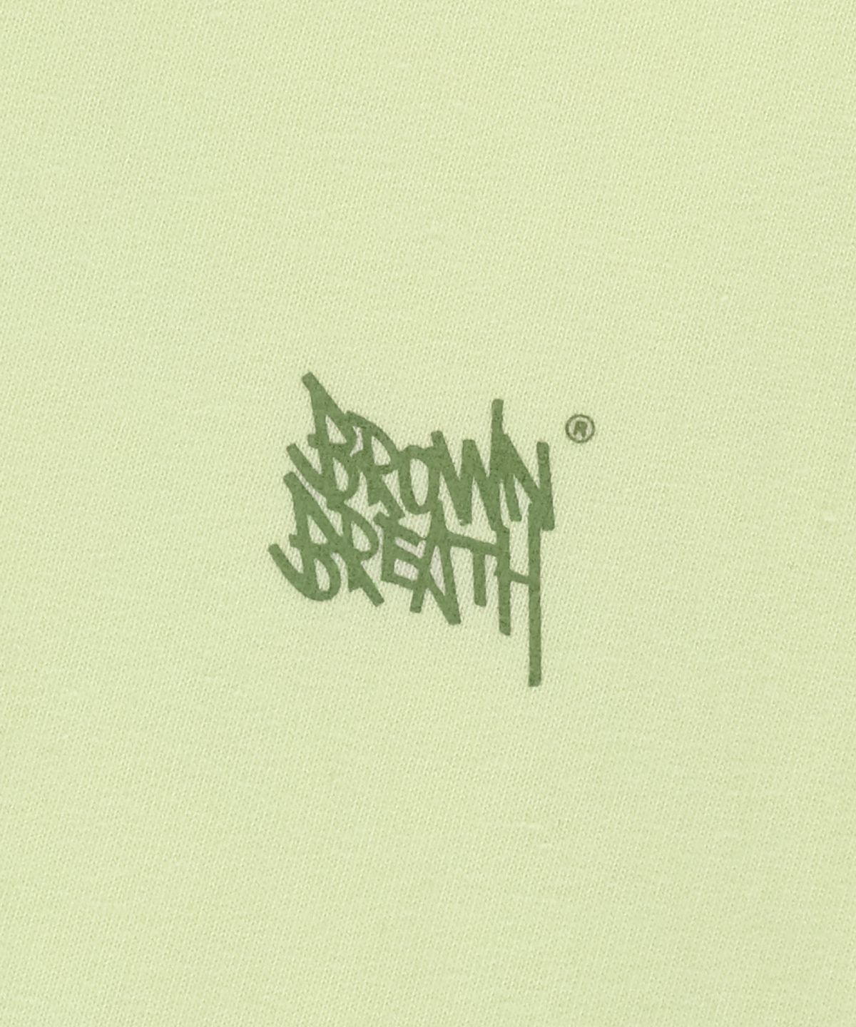 브라운브레스(BROWNBREATH) PATCHWORK CHECK TAG LONGSLEEVE - LIME