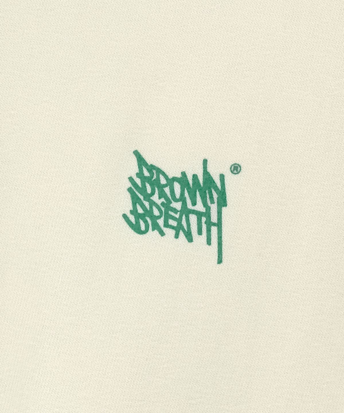 브라운브레스(BROWNBREATH) PATCHWORK CHECK TAG LONGSLEEVE - CREAM
