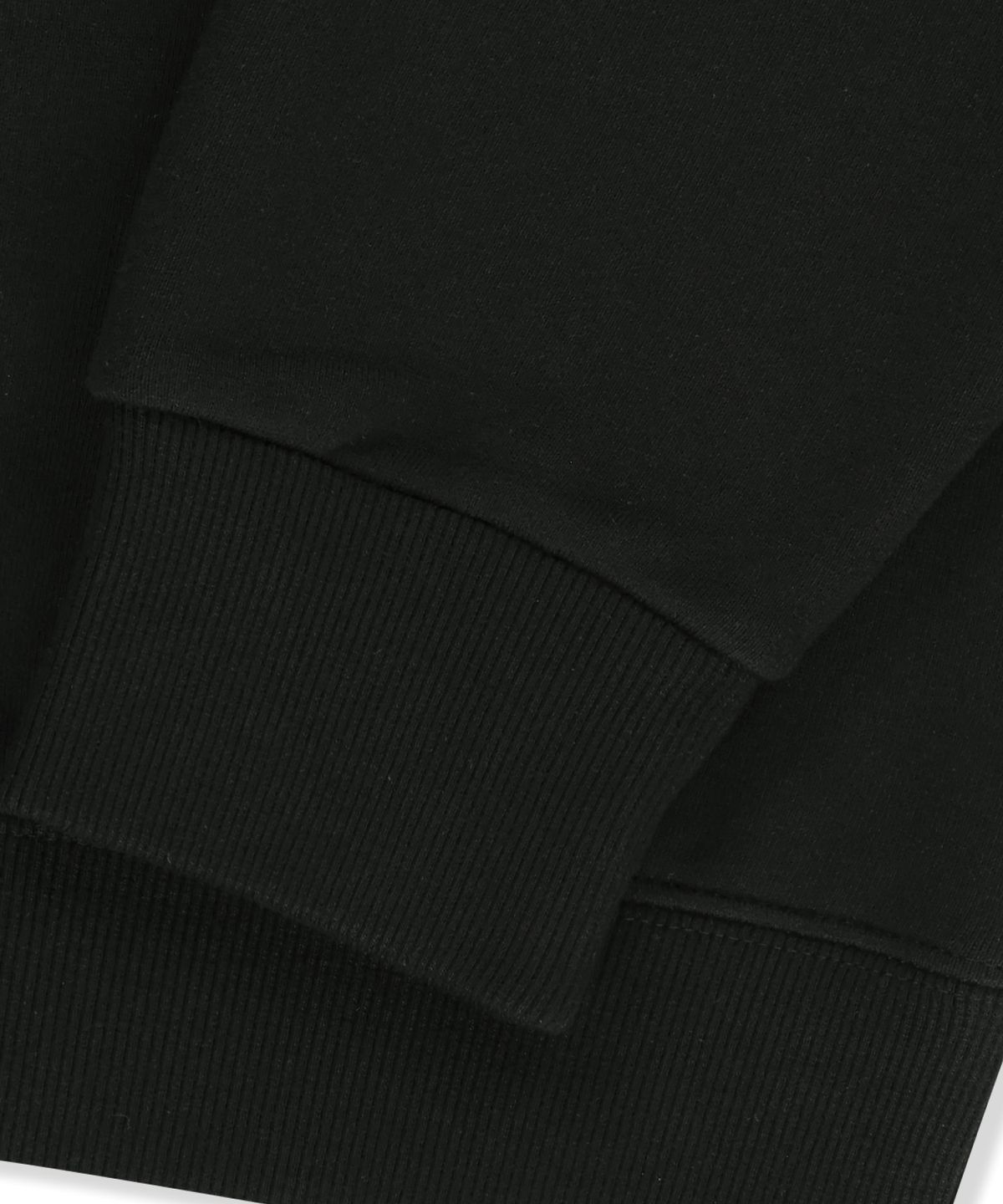 브라운브레스(BROWNBREATH) CRACKED TAG CREWNECK - BLACK