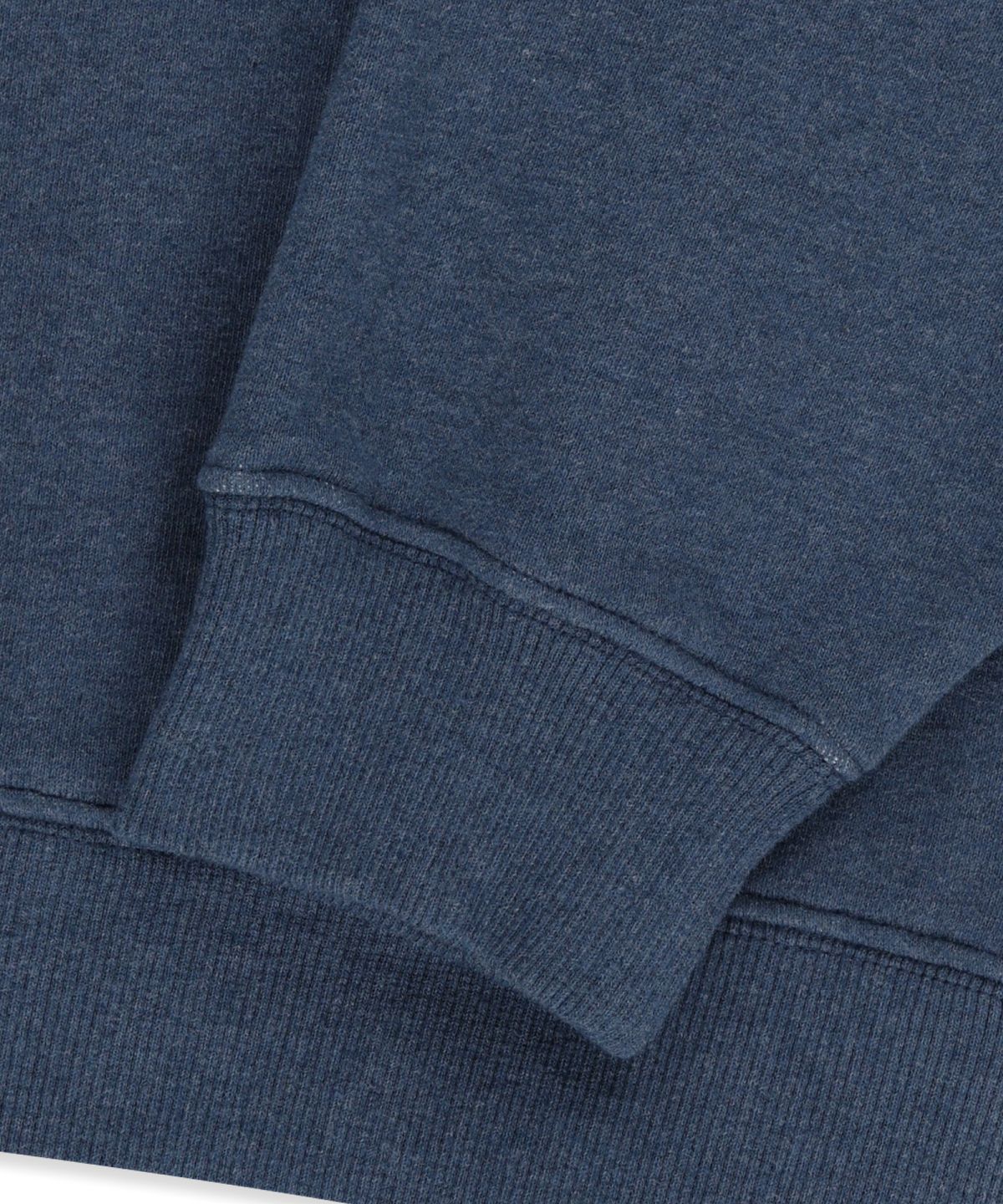 브라운브레스(BROWNBREATH) TAG HOODIE - MELANGE BLUE