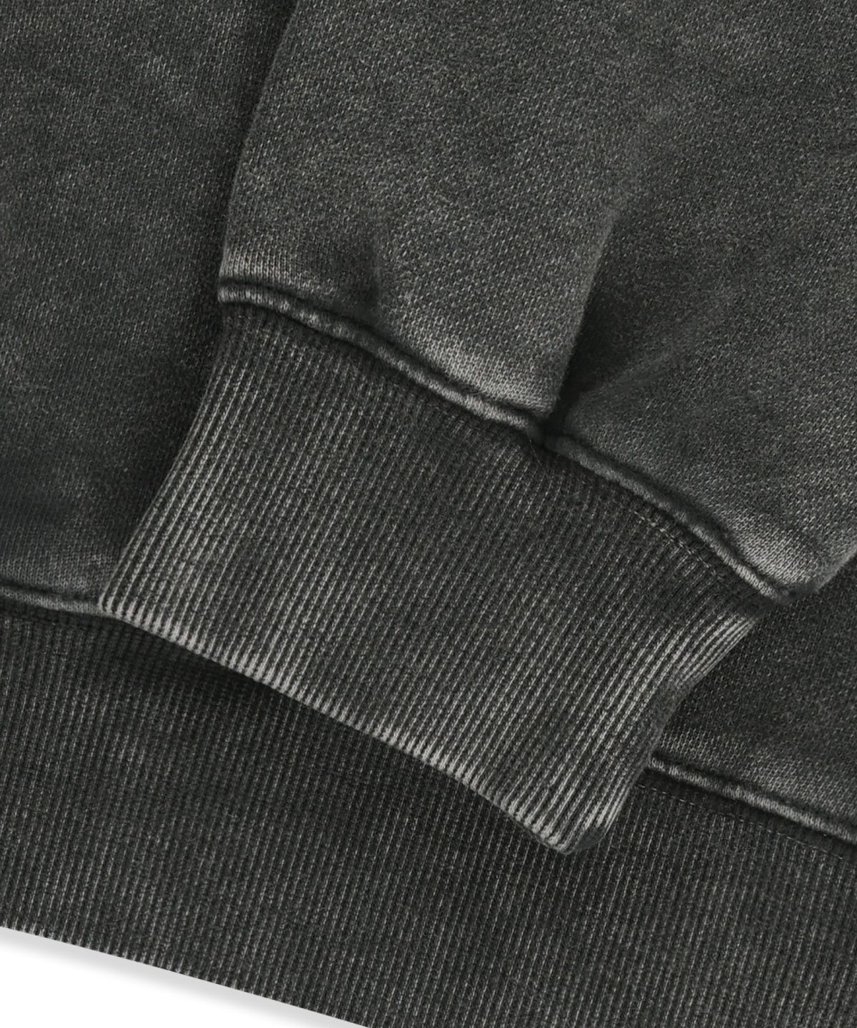 브라운브레스(BROWNBREATH) WASHED TAG HOODIE - CHARCOAL