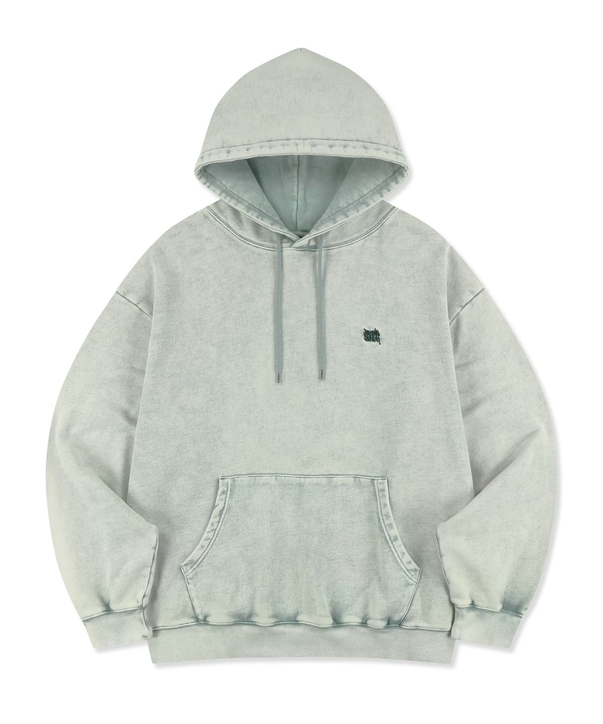 브라운브레스(BROWNBREATH) WASHED TAG HOODIE - OLIVE