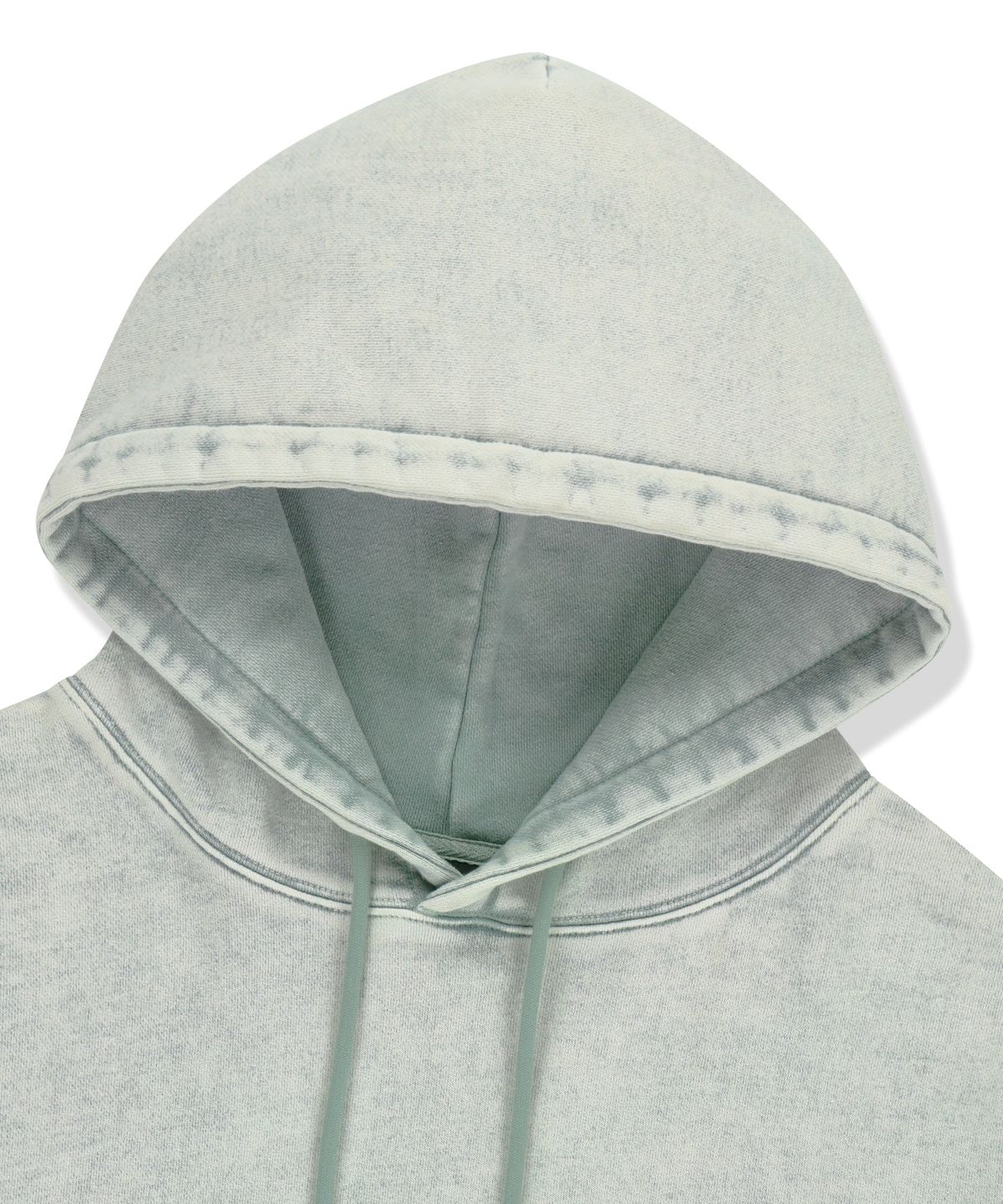 브라운브레스(BROWNBREATH) WASHED TAG HOODIE - OLIVE