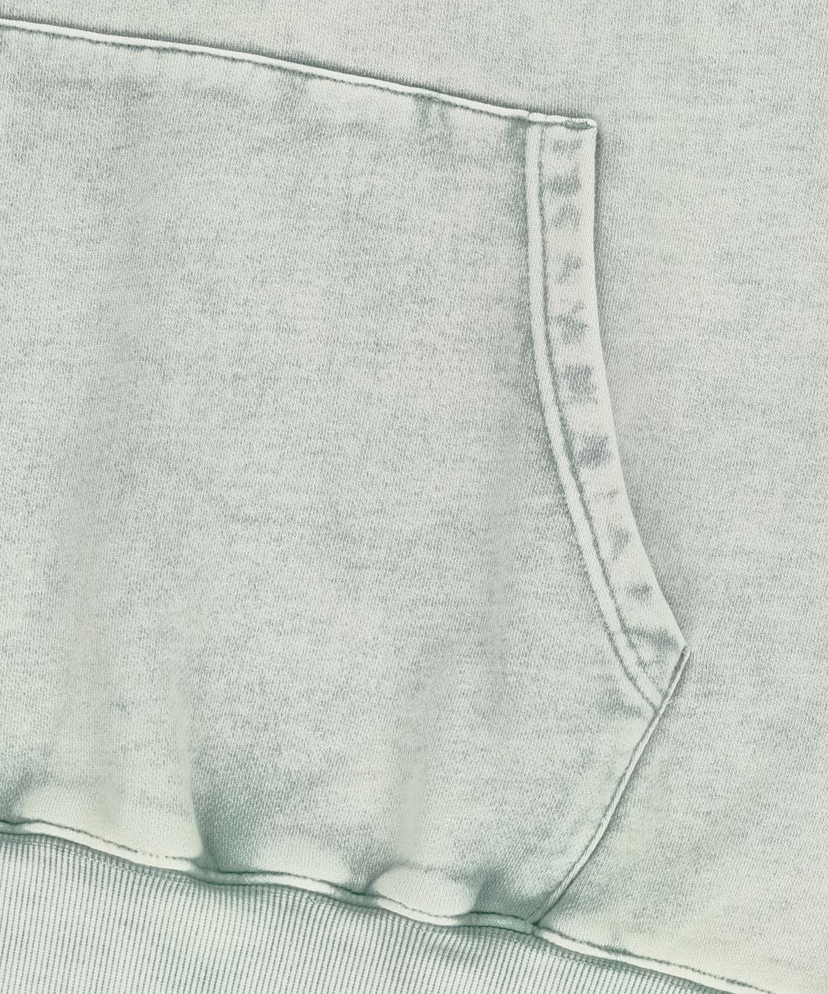브라운브레스(BROWNBREATH) WASHED TAG HOODIE - OLIVE