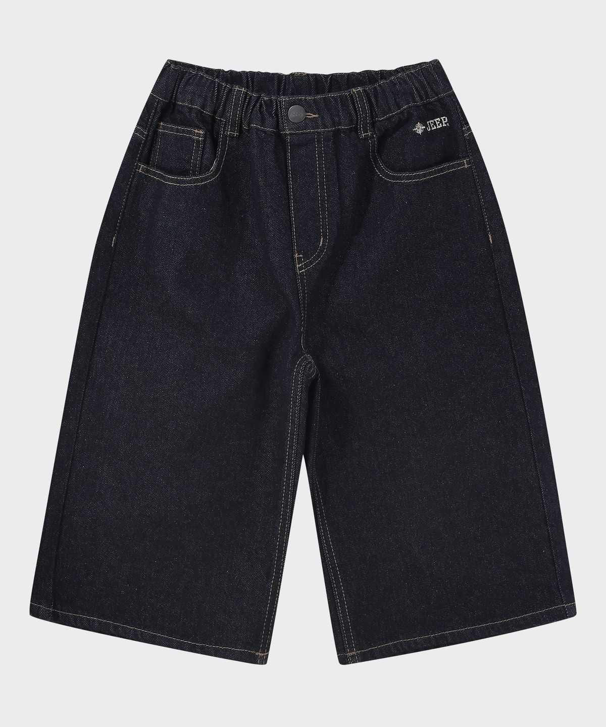 지프키즈(JEEPKIDS) 생지 7부 와이드 팬츠(KR5DPU701ID)