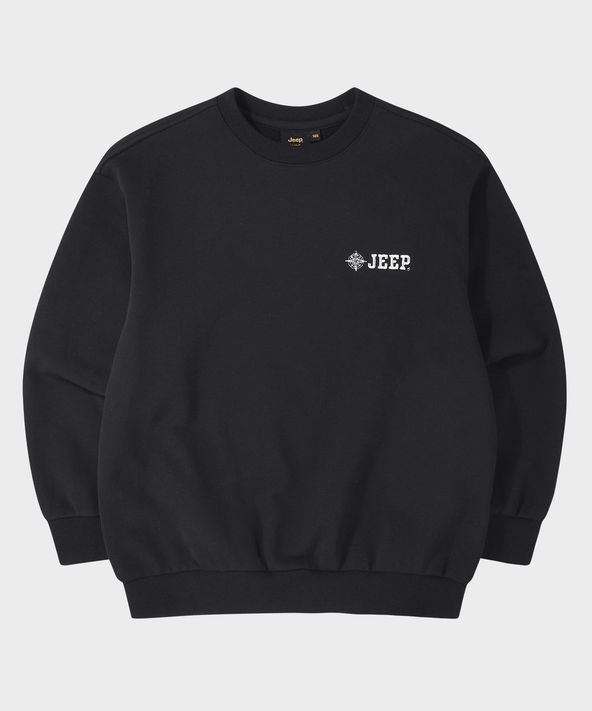 지프키즈(JEEPKIDS) 컴패스 레터링 맨투맨(KR5TSU851BK)
