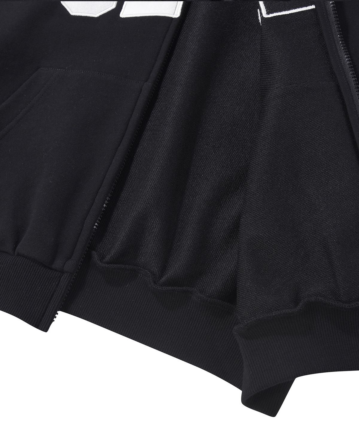 지프키즈(JEEPKIDS) 아플라케 빅로고 후드집업(KR5TZU075BK)