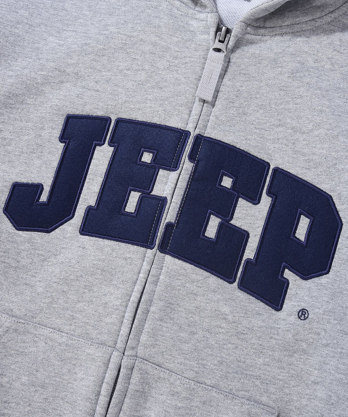 지프키즈(JEEPKIDS) 아플라케 빅로고 후드집업(KR5TZU075MG)