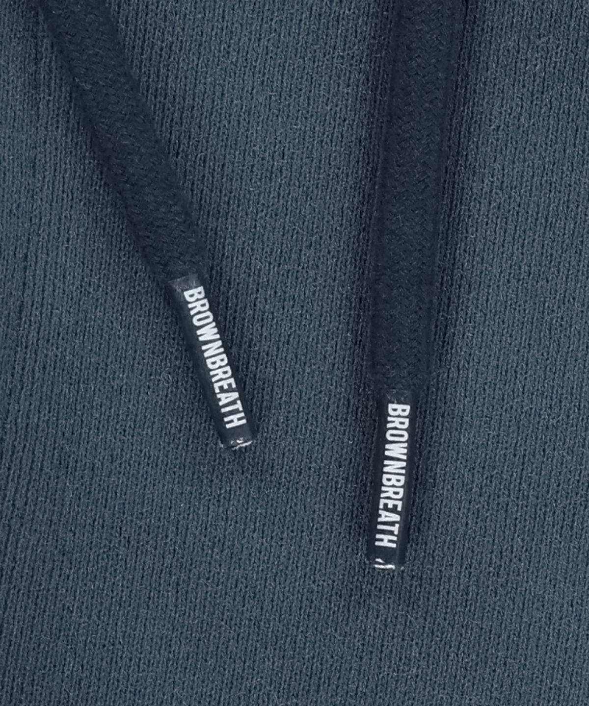 브라운브레스(BROWNBREATH) SPRAYED TAG HOOD ZIP UP - BLUE