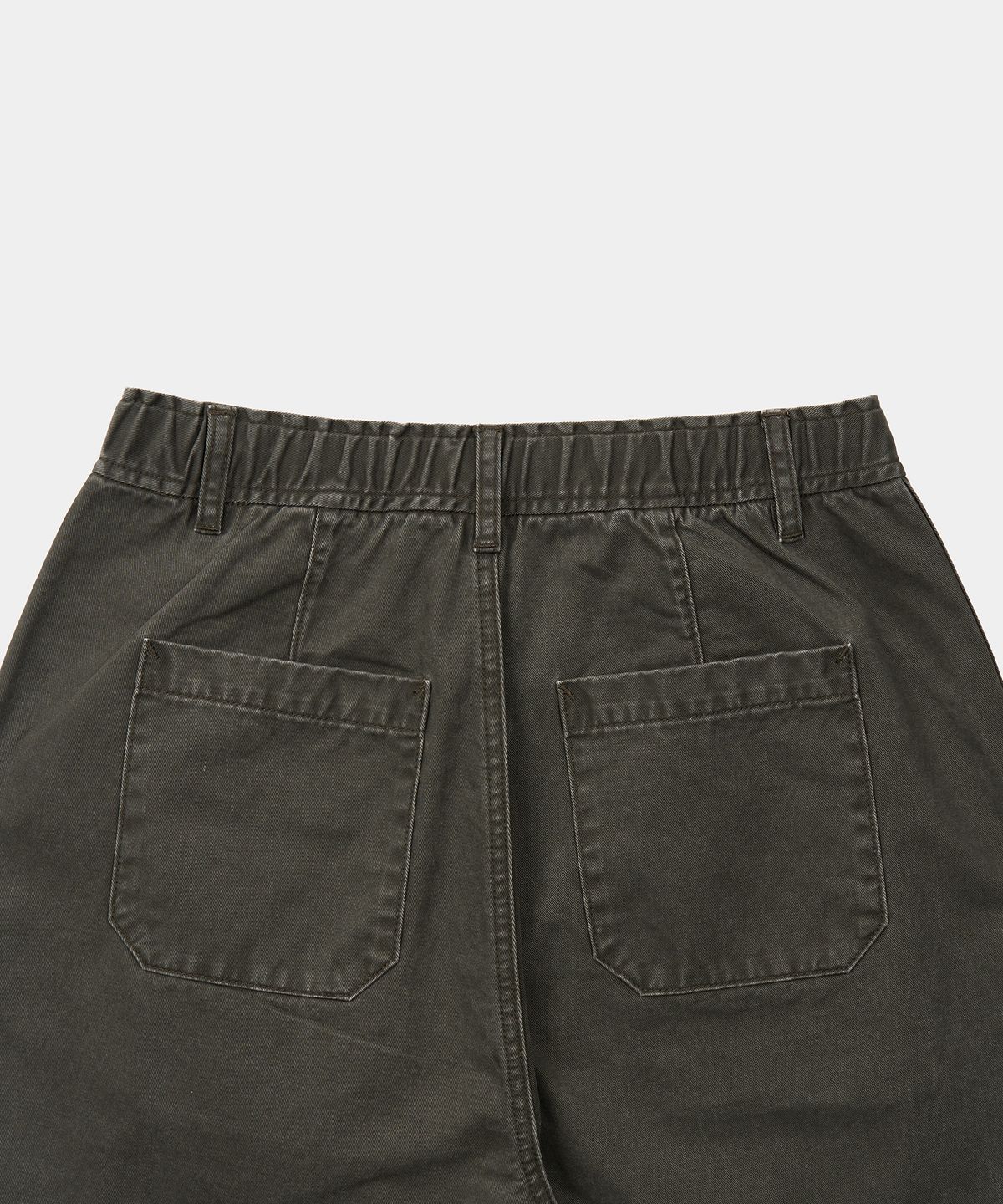 엑스컨테이너(EXCONTAINER) 사이드 라인 와이드 팬츠 (SLATE KHAKI)