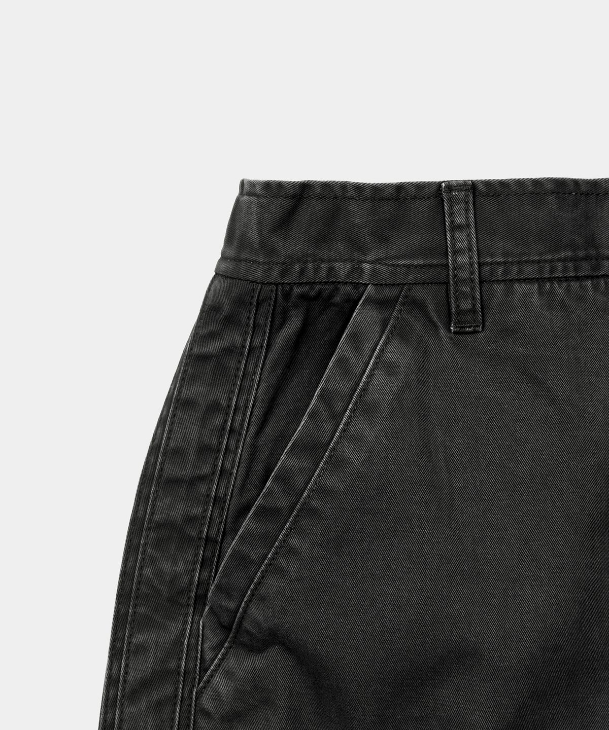 엑스컨테이너(EXCONTAINER) 사이드 라인 와이드 팬츠 (SLATE BLACK)