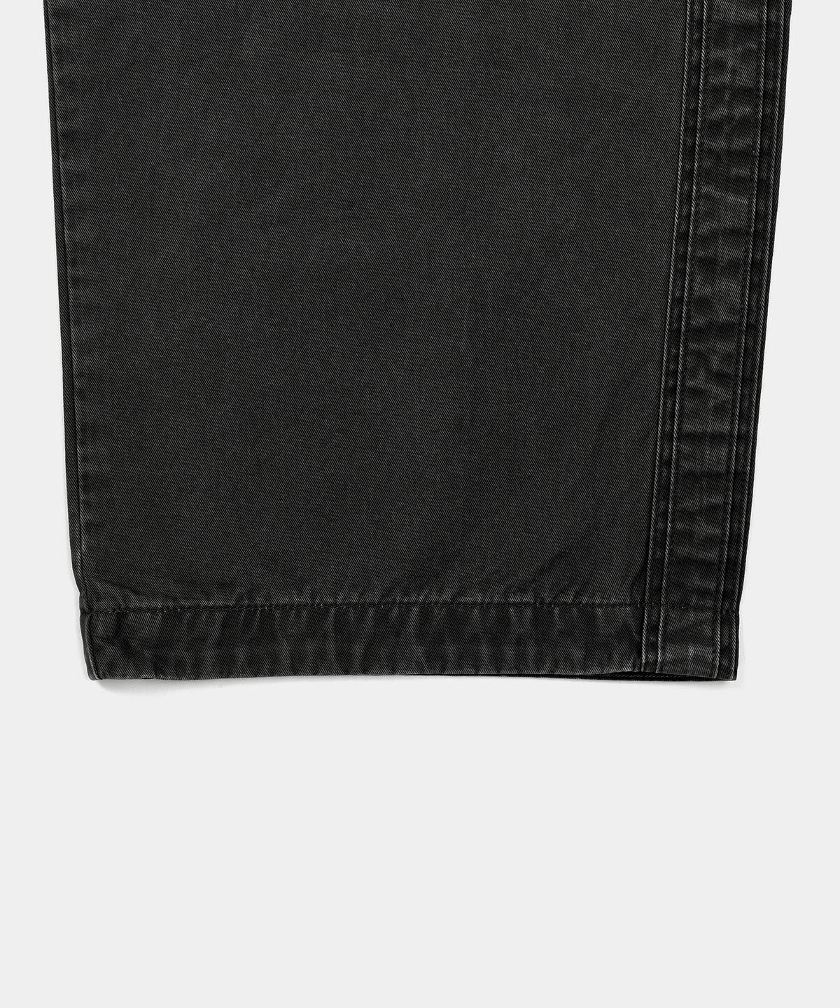 엑스컨테이너(EXCONTAINER) 사이드 라인 와이드 팬츠 (SLATE BLACK)