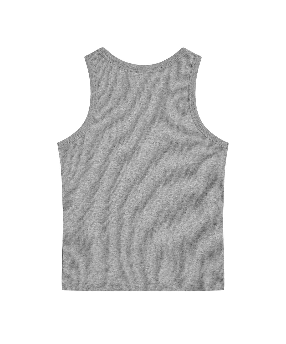 레스트앤레크레이션(REST&RECREATION) WAFFLE SLEEVELESS - GREY