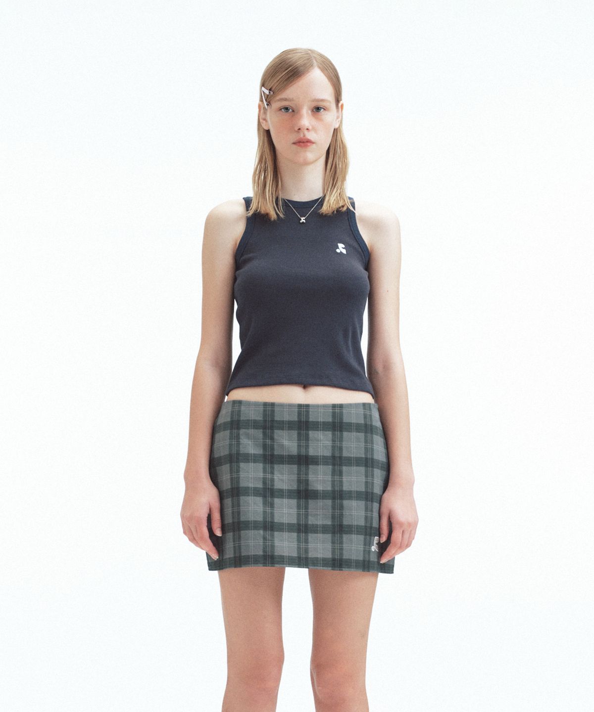 레스트앤레크레이션(REST&RECREATION) WAFFLE SLEEVELESS - NAVY