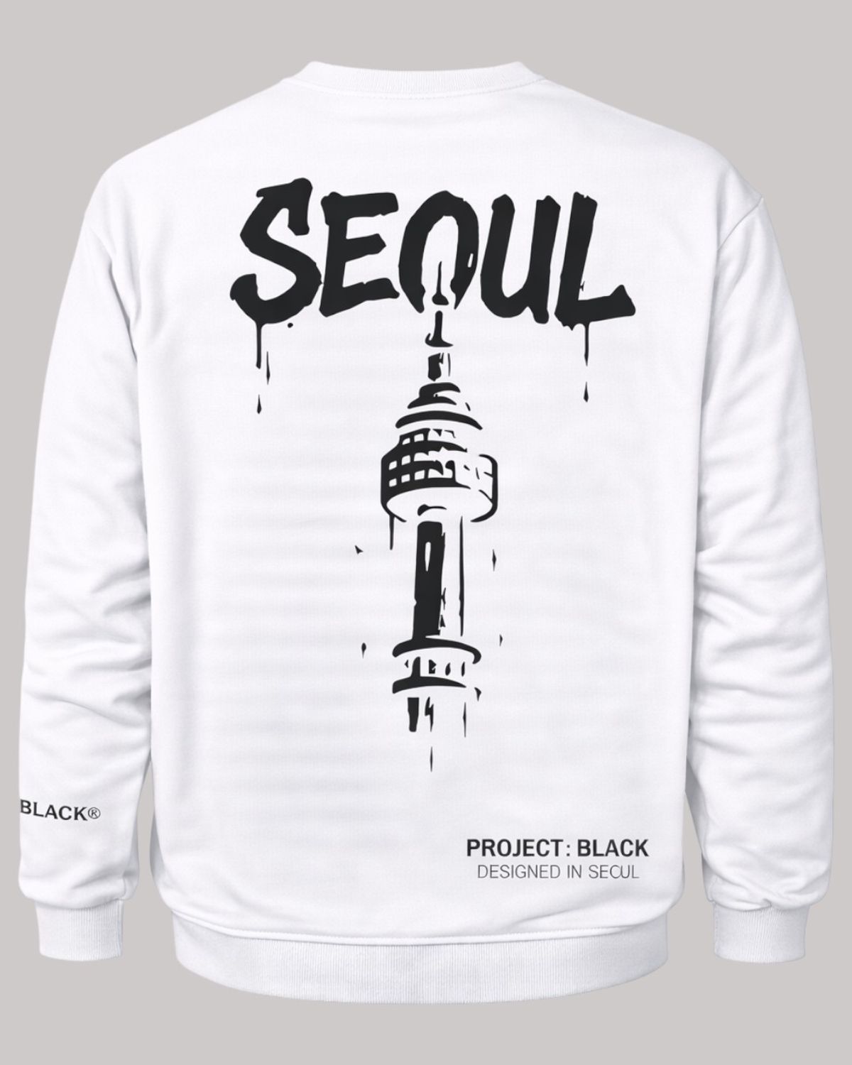 지블랙(ZBLACK) 글로벌 시티 씨리즈 맨투맨 SEOUL