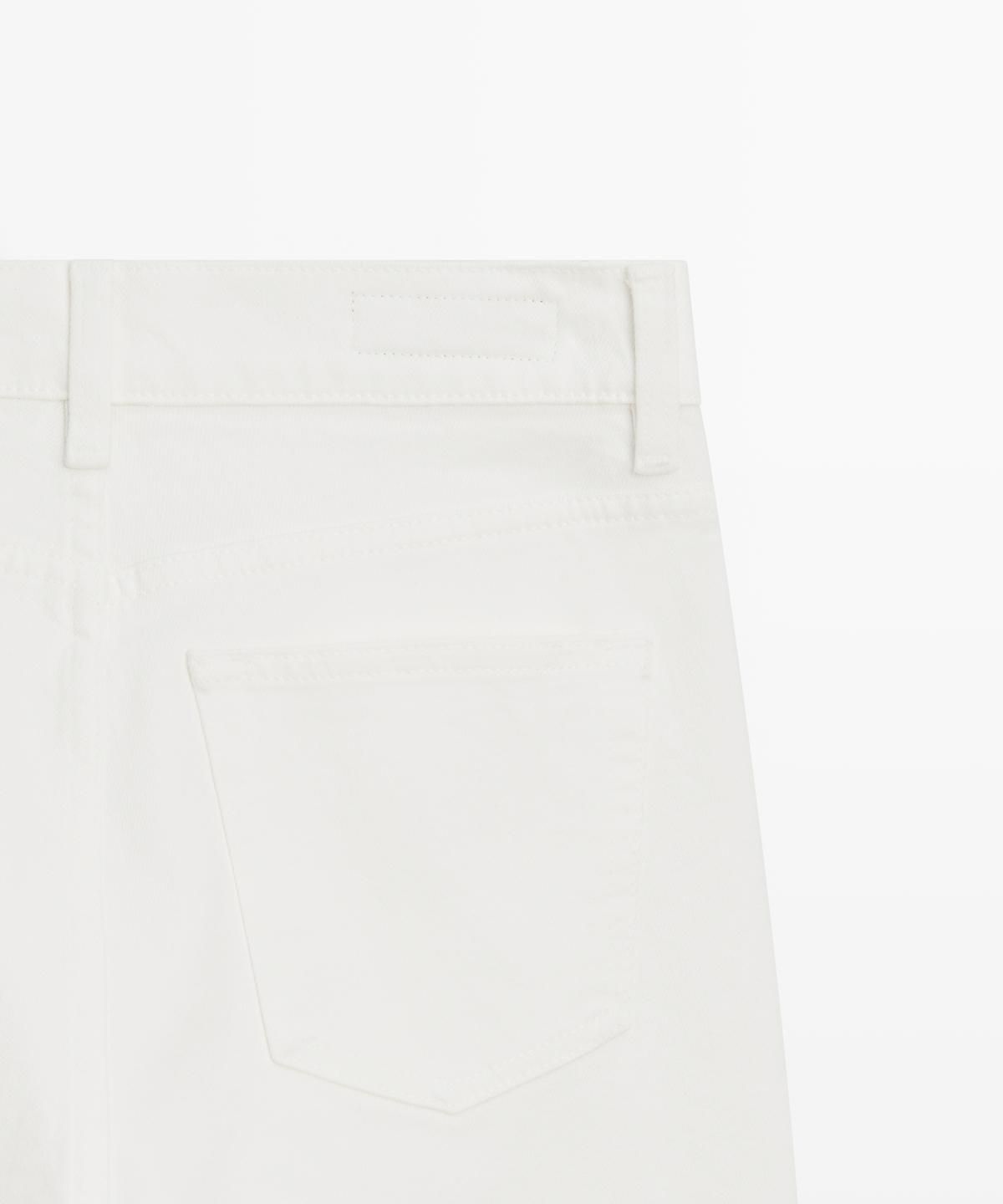 마시모두띠(MASSIMO DUTTI) 슬림핏 미드웨이스트 크롭 진