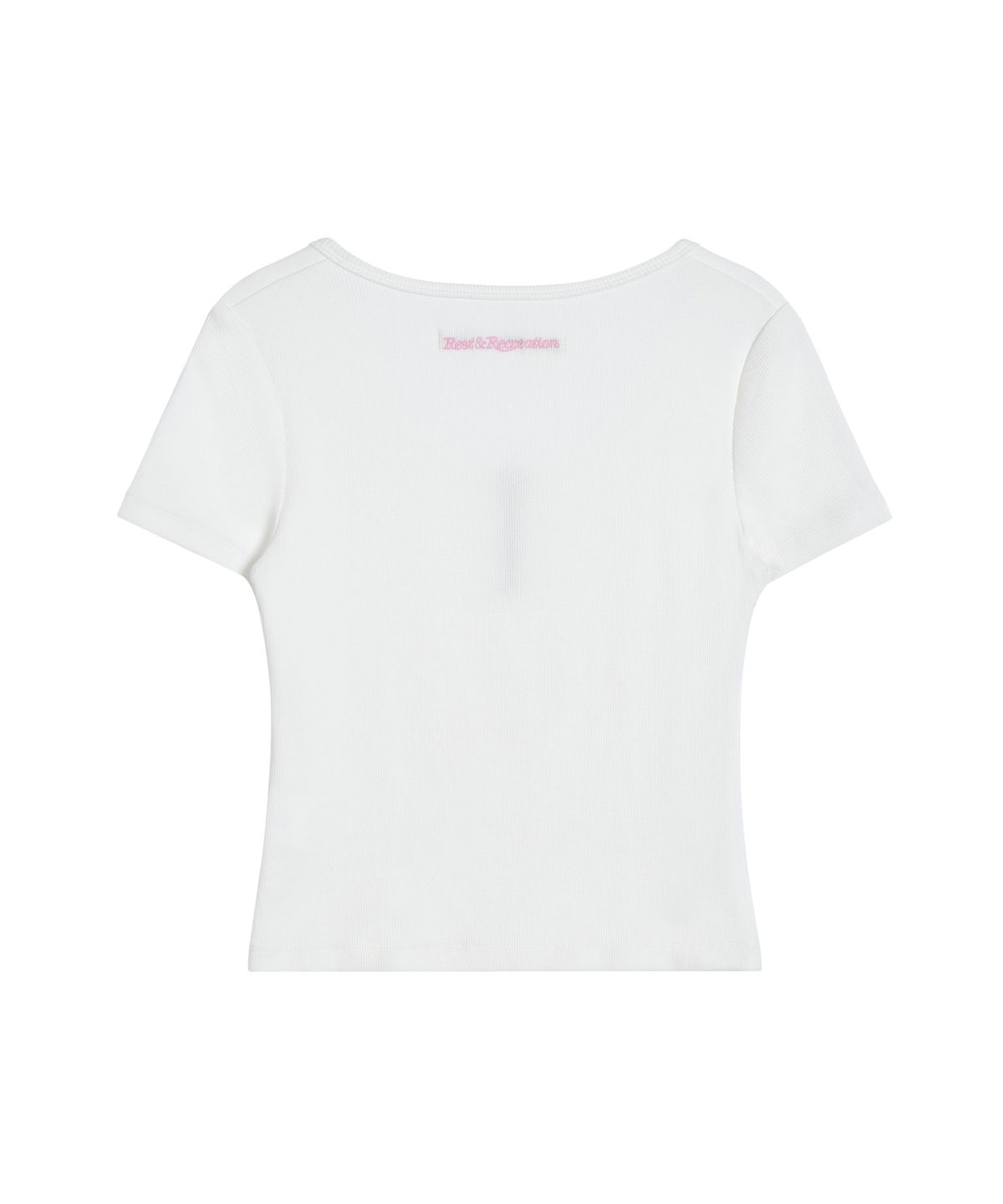 레스트앤레크레이션(REST&RECREATION) HALF ZIP-UP TOP - WHITE