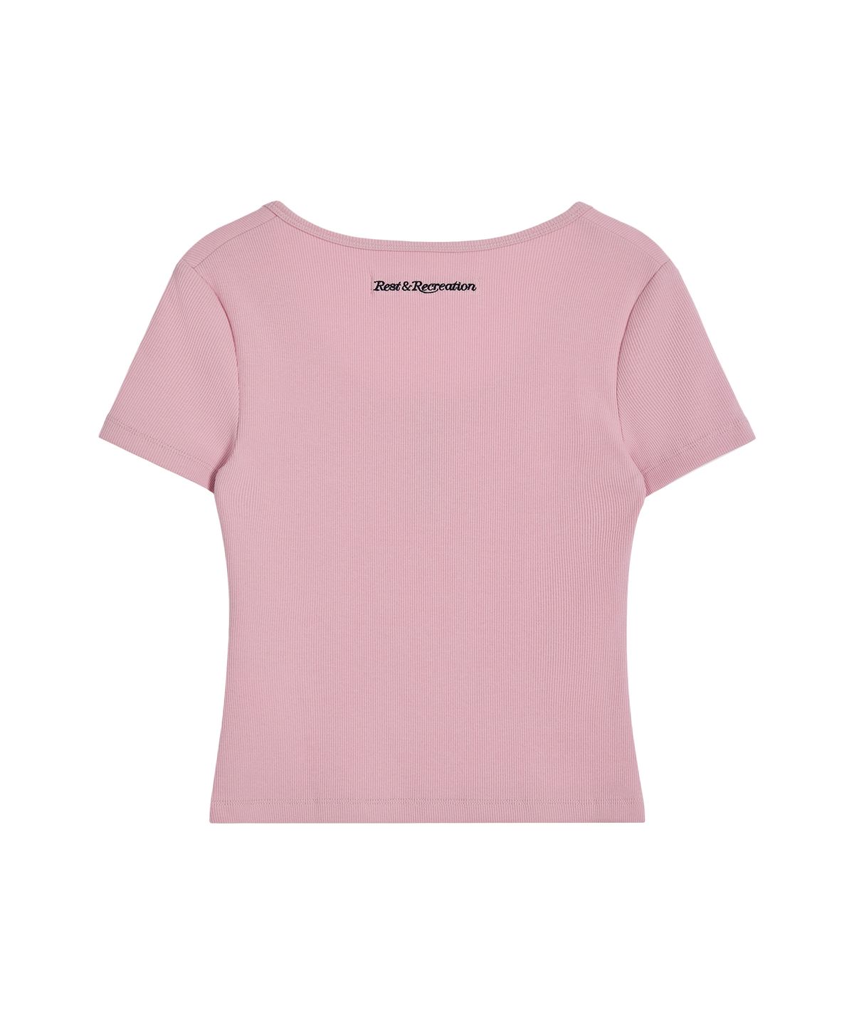 레스트앤레크레이션(REST&RECREATION) HALF ZIP-UP TOP - PINK