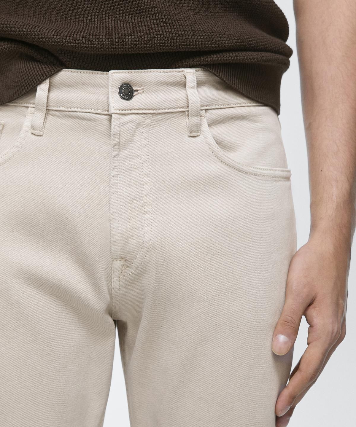 마시모두띠(MASSIMO DUTTI) 테이퍼드핏 진