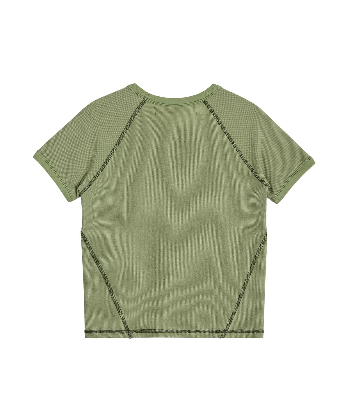 레스트앤레크레이션(REST&RECREATION) WAFFLE RAGLAN T-SHIRT - KHAKI