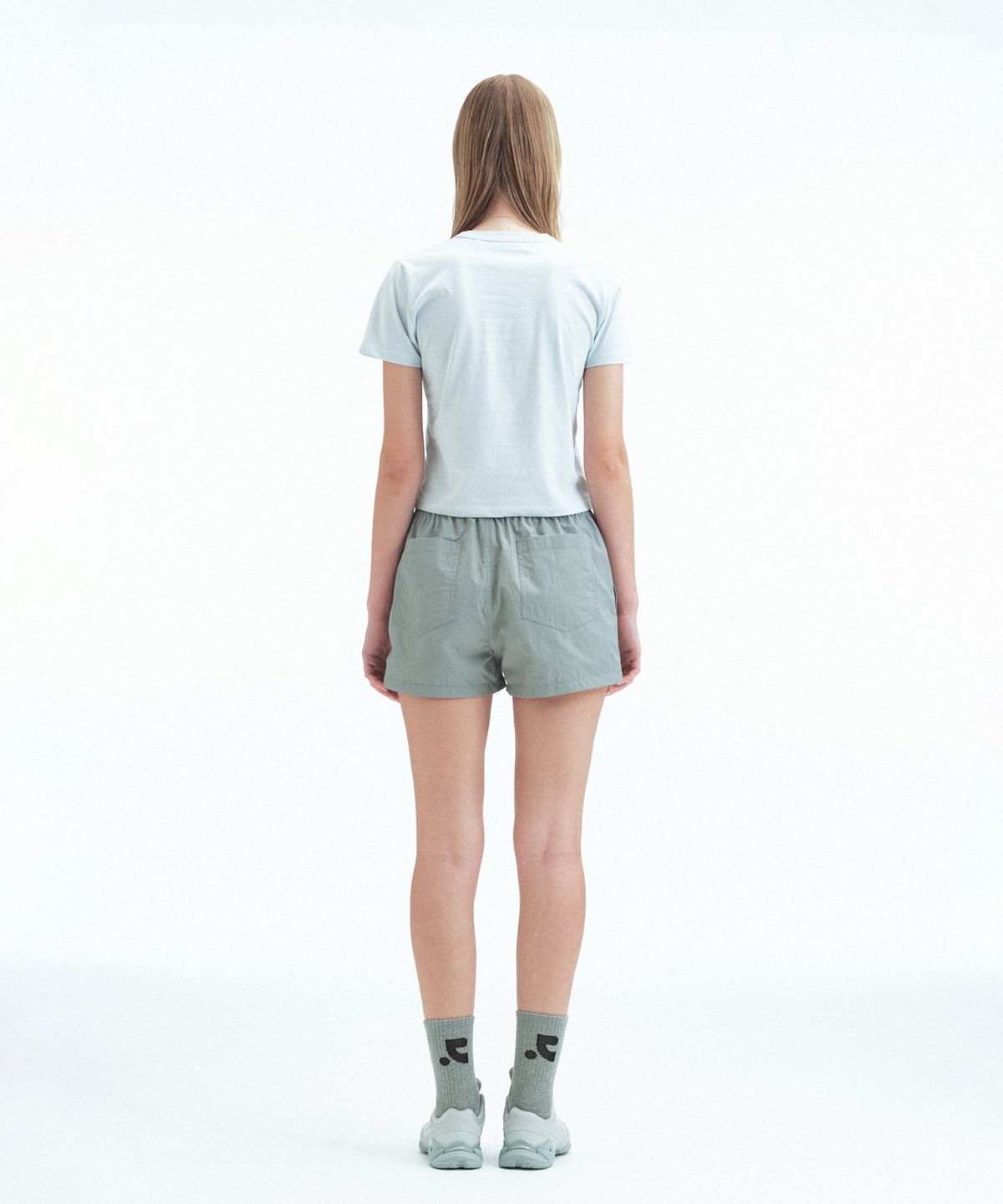 레스트앤레크레이션(REST&RECREATION) BASIC LOGO T-SHIRT - LIGHT BLUE